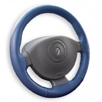 Poťah volantu Mária Cavallo kožený - modrý veľkosť AX